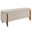 Recamier Boucle Calçadeira Sapateira Escritório Quarto Armazenamento Bau Estofado Minimalista Modern