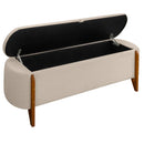 Recamier Boucle Calçadeira Sapateira Escritório Quarto Armazenamento Bau Estofado Minimalista Modern