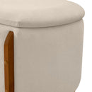 Recamier Boucle Calçadeira Sapateira Escritório Quarto Armazenamento Bau Estofado Minimalista Modern