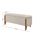 Recamier Boucle Calçadeira Sapateira Escritório Quarto Armazenamento Bau Estofado Minimalista Modern