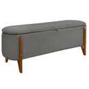Recamier Boucle Calçadeira Sapateira Escritório Quarto Armazenamento Bau Estofado Minimalista Modern