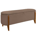 Recamier Boucle Calçadeira Sapateira Escritório Quarto Armazenamento Bau Estofado Minimalista Modern